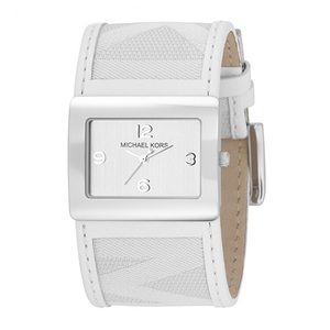 NWT Michael Kors white woman’s watch Brand New